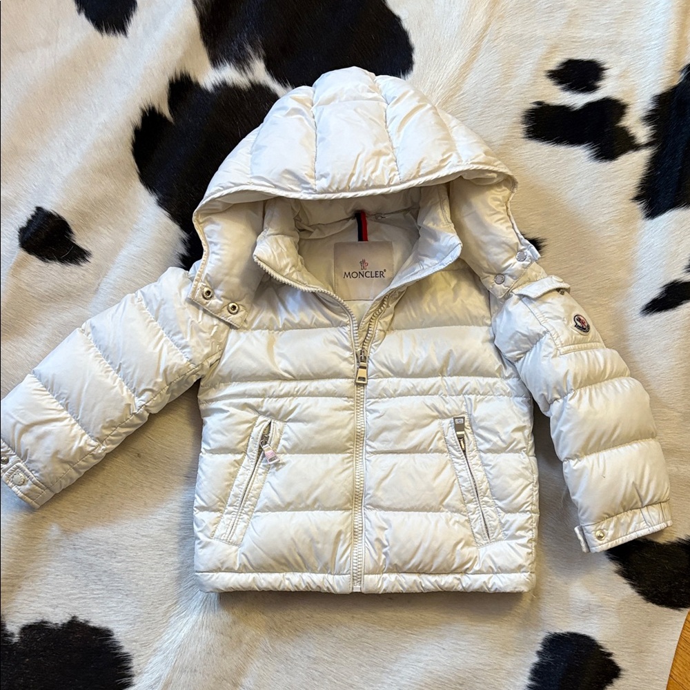 Moncler Ivory Quilted Jacket